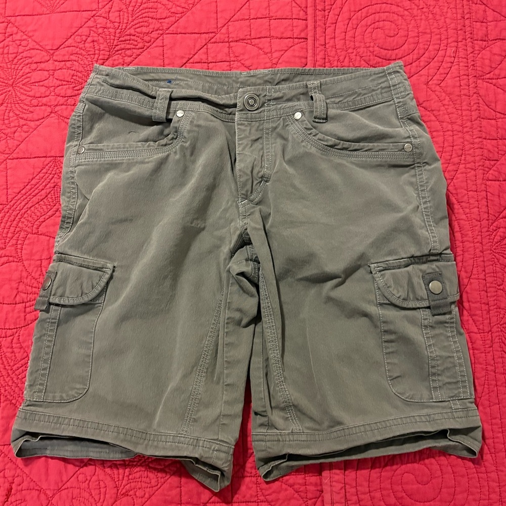 Casual Gray Cargo Shorts